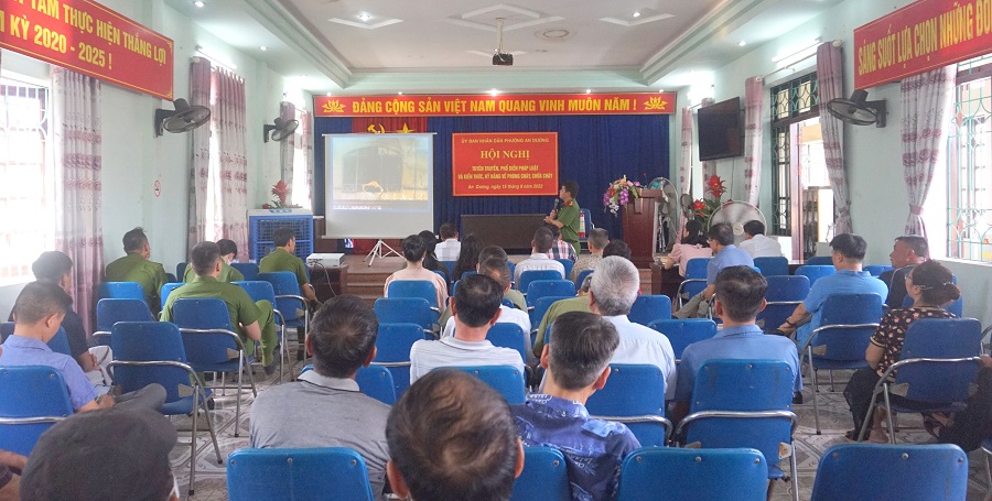 Phường An Dương (Lê Chân): Tuyên truyền, phổ biến pháp luật và kiến thức, kỹ năng về phòng cháy, chữa cháy